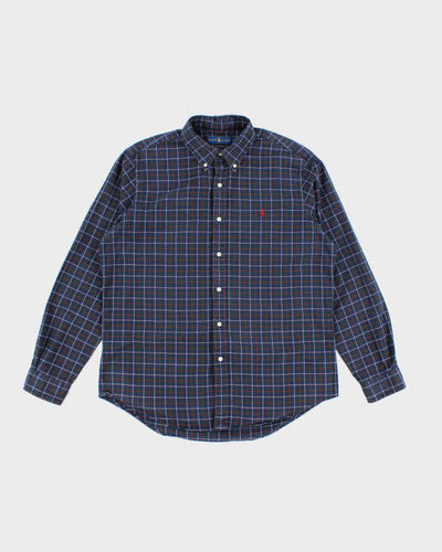 Vintage Ralph Lauren Checked Heavyweight Long Sleeve Shirt - L