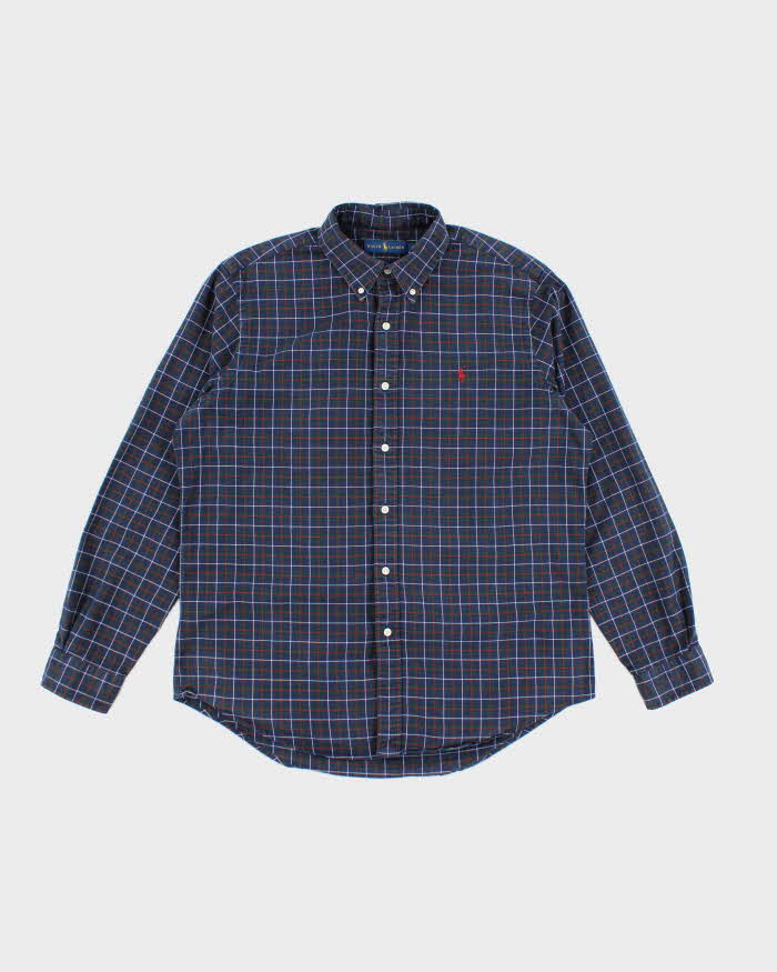 Vintage Ralph Lauren Checked Heavyweight Long Sleeve Shirt - L