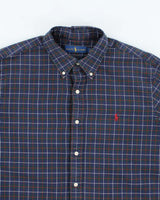 Vintage Ralph Lauren Checked Heavyweight Long Sleeve Shirt - L
