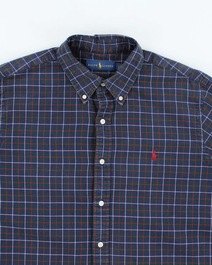 Vintage Ralph Lauren Checked Heavyweight Long Sleeve Shirt - L