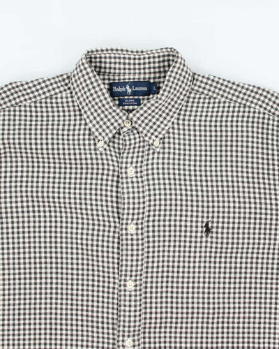 Vintage Ralph Lauren Brushed Cotton Long Sleeve Shirt - L