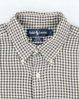 Vintage Ralph Lauren Brushed Cotton Long Sleeve Shirt - L