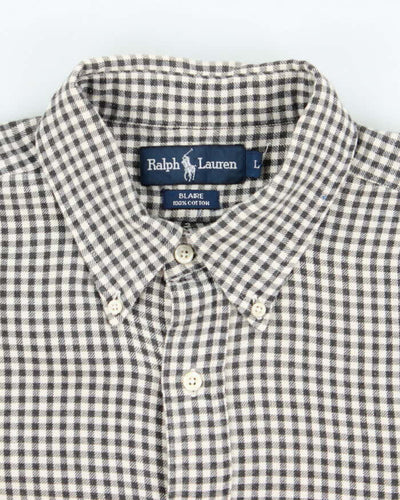 Vintage Ralph Lauren Brushed Cotton Long Sleeve Shirt - L