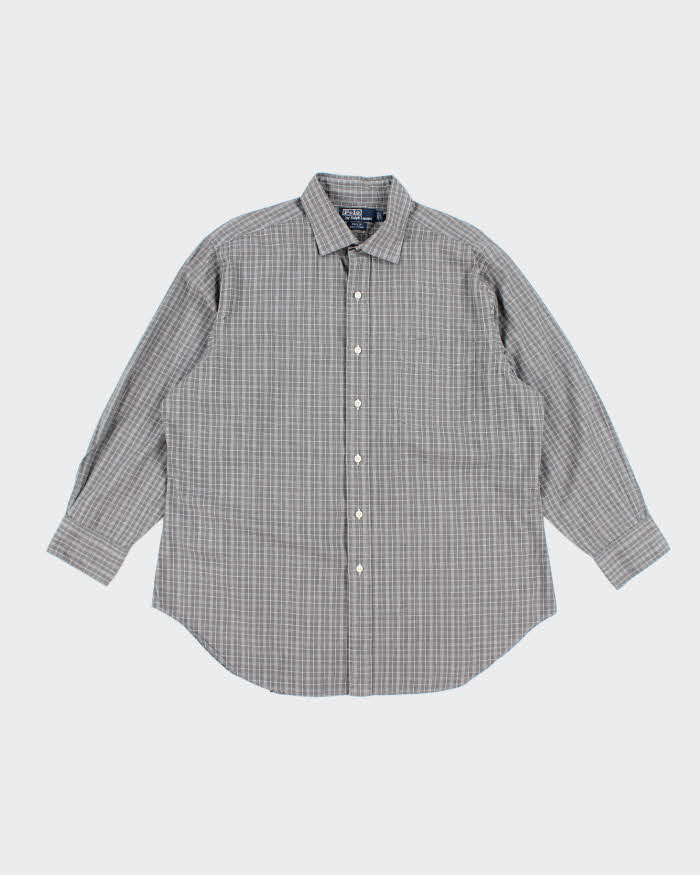 Vintage Polo By Ralph Lauren Checked Long Sleeve Shirt - L