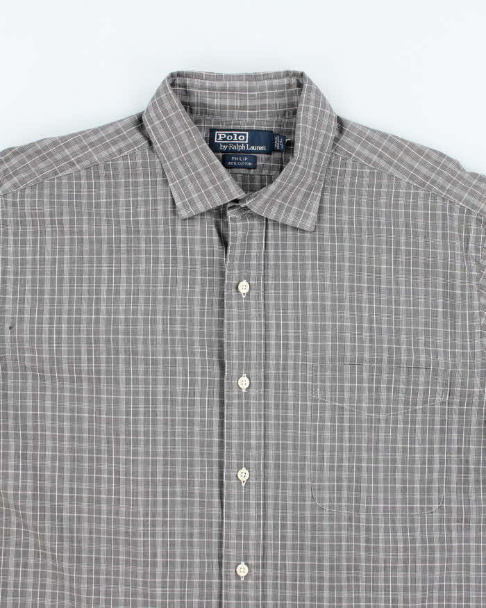 Vintage Polo By Ralph Lauren Checked Long Sleeve Shirt - L