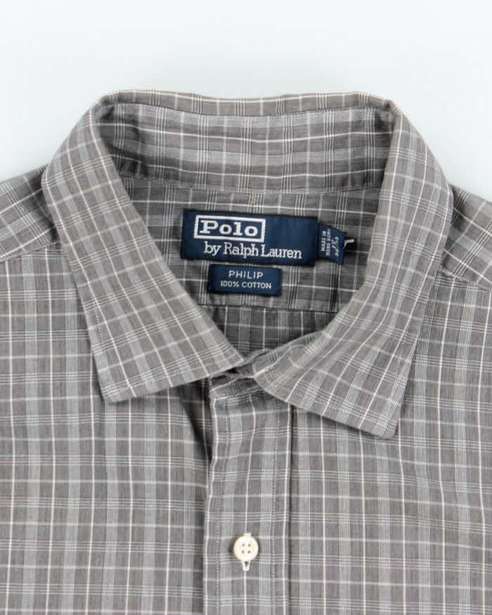 Vintage Polo By Ralph Lauren Checked Long Sleeve Shirt - L