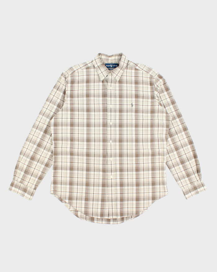 Vintage Ralph Lauren Checked Long Sleeve Shirt - L