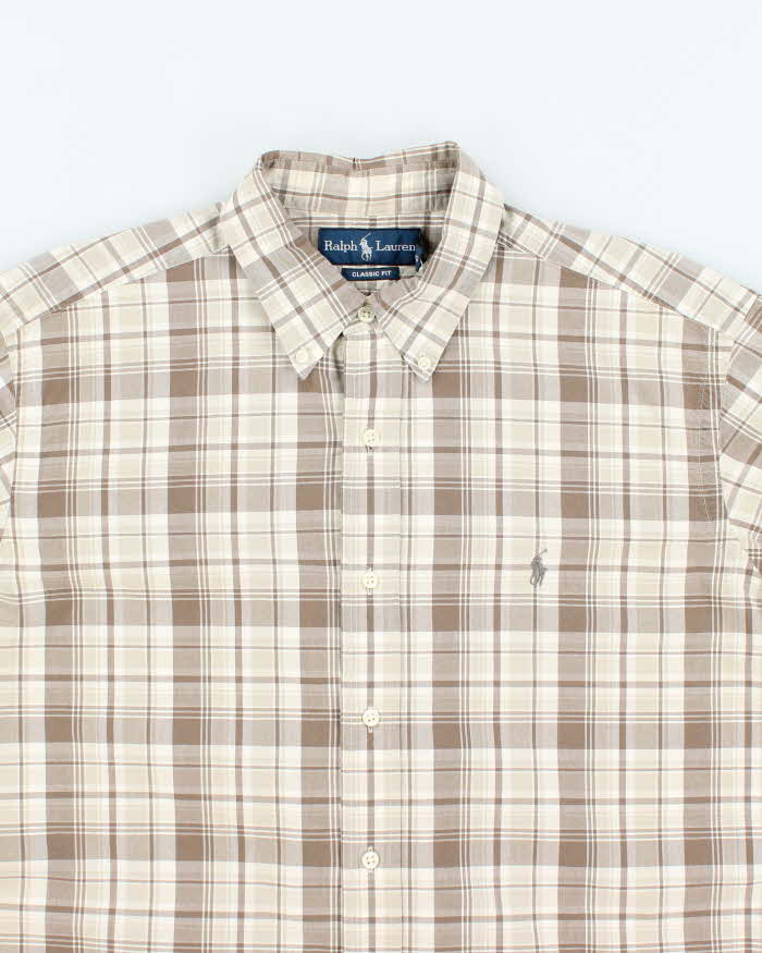 Vintage Ralph Lauren Checked Long Sleeve Shirt - L