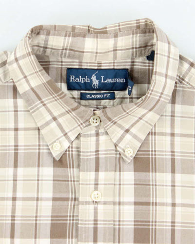 Vintage Ralph Lauren Checked Long Sleeve Shirt - L