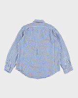 Vintage Ralph Lauren Linen Checked Long Sleeve Shirt - XL