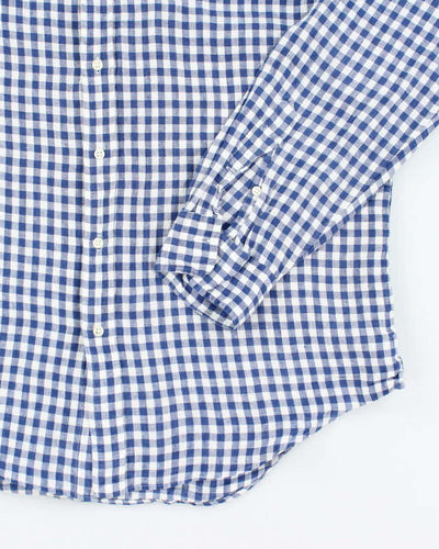 Vintage Ralph Lauren Linen Checked Long Sleeve Shirt - XL