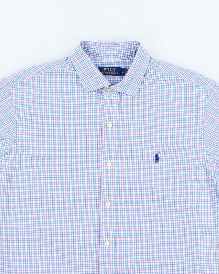 Vintage Ralph Lauren Checked Long Sleeve Shirt - L