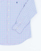 Vintage Ralph Lauren Checked Long Sleeve Shirt - L