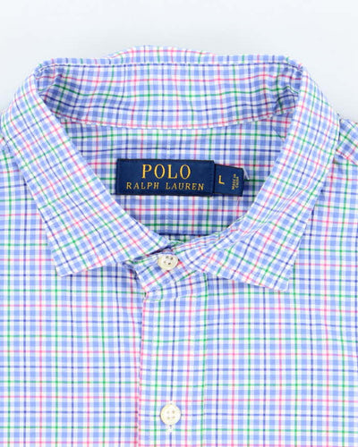 Vintage Ralph Lauren Checked Long Sleeve Shirt - L