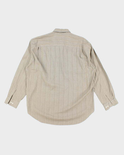 Vintage Salvatore Ferragamo Checked Long Sleeve Shirt - L