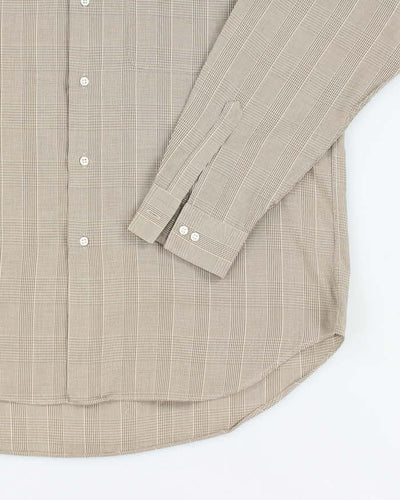 Vintage Salvatore Ferragamo Checked Long Sleeve Shirt - L