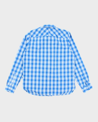 Vintage Fred Perry Checked Long Sleeve Shirt - L
