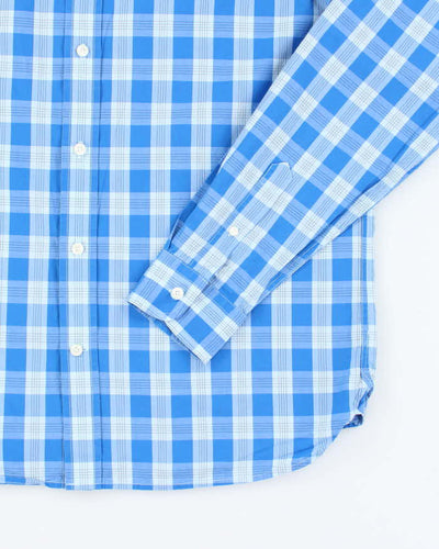 Vintage Fred Perry Checked Long Sleeve Shirt - L