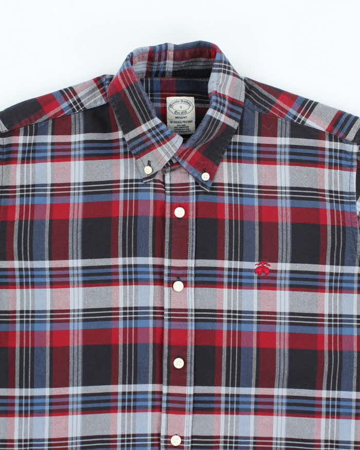 Vintage Brooks Brothers Checked Long Sleeve Shirt - S
