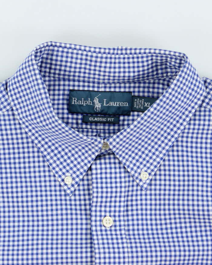 Vintage Ralph Lauren Checked Long Sleeve Shirt - XL
