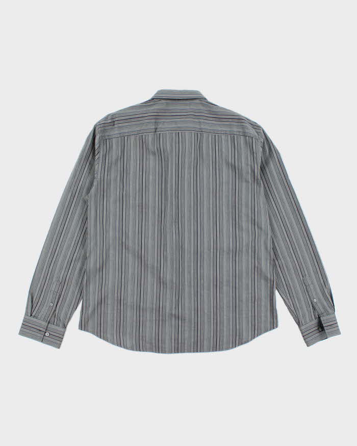 Vintage 2000's Armani Exchange Striped Button Up Shirt - XL
