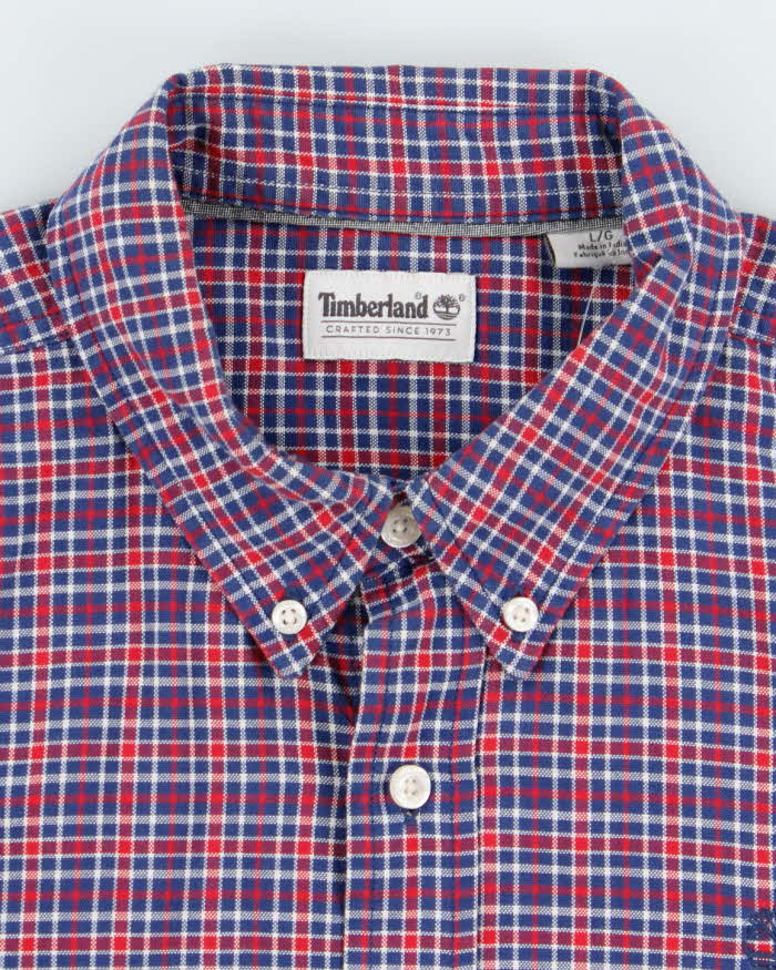 Vintage 2000's Timberland Checked Oversized Shirt - L