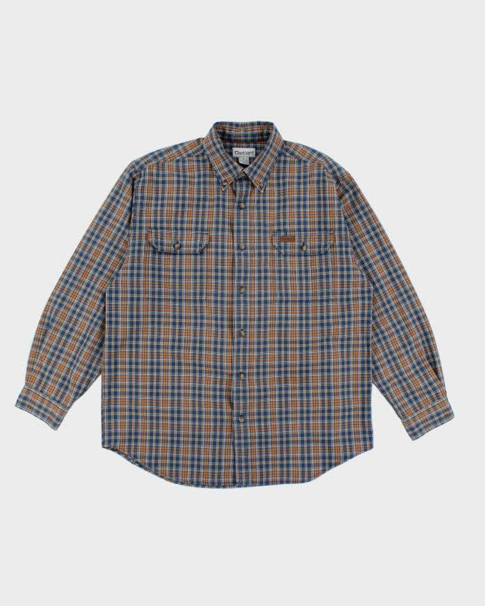 Vintage 2000's Carhartt Heavyweight Button Up Flannel Shirt - L