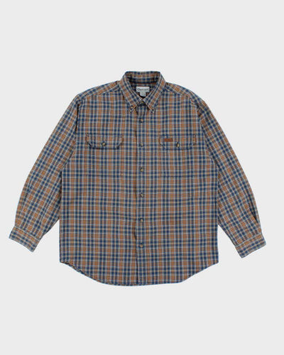 Vintage 2000's Carhartt Heavyweight Button Up Flannel Shirt - L