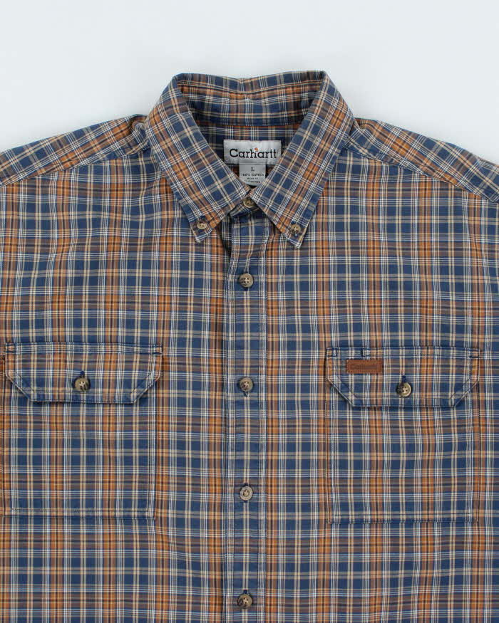 Vintage 2000's Carhartt Heavyweight Button Up Flannel Shirt - L