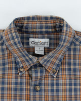 Vintage 2000's Carhartt Heavyweight Button Up Flannel Shirt - L