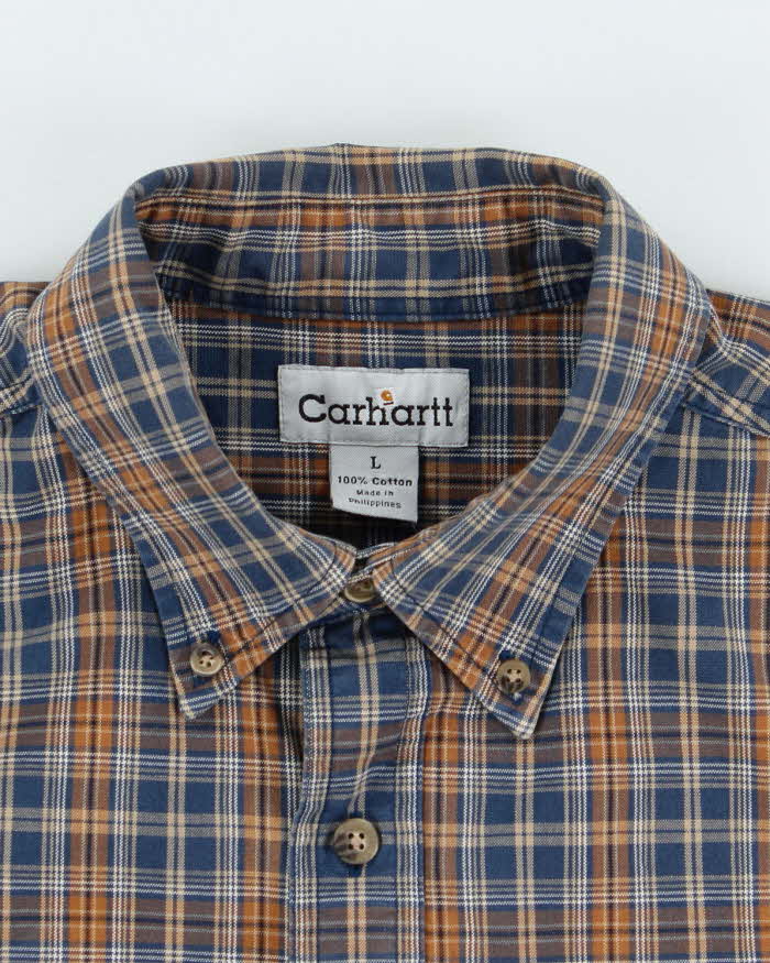 Vintage 2000's Carhartt Heavyweight Button Up Flannel Shirt - L