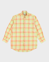 Vintage 2000's Lacoste Checked Button Up Shirt - M