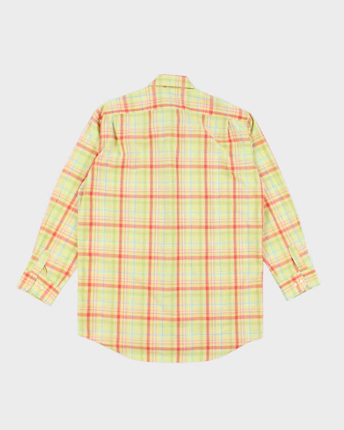 Vintage 2000's Lacoste Checked Button Up Shirt - M