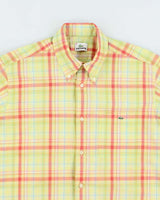 Vintage 2000's Lacoste Checked Button Up Shirt - M