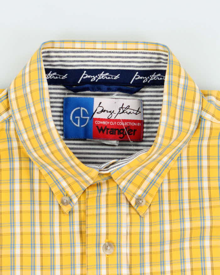 Vintage 90's Wrangler Check Oversized Shirt - XL