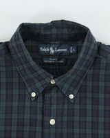 Vintage 2000's Ralph Lauren Button Up Flannel Shirt - XL