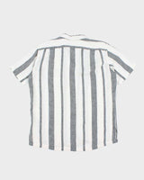 Vintage Ralph Lauren Striped Button Up Short Sleeve Shirt - L