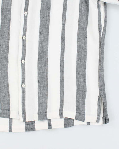 Vintage Ralph Lauren Striped Button Up Short Sleeve Shirt - L