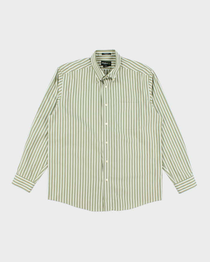 Vintage Eddie Bauer Striped Button Up Shirt - L