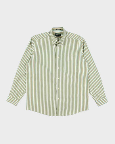 Vintage Eddie Bauer Striped Button Up Shirt - L