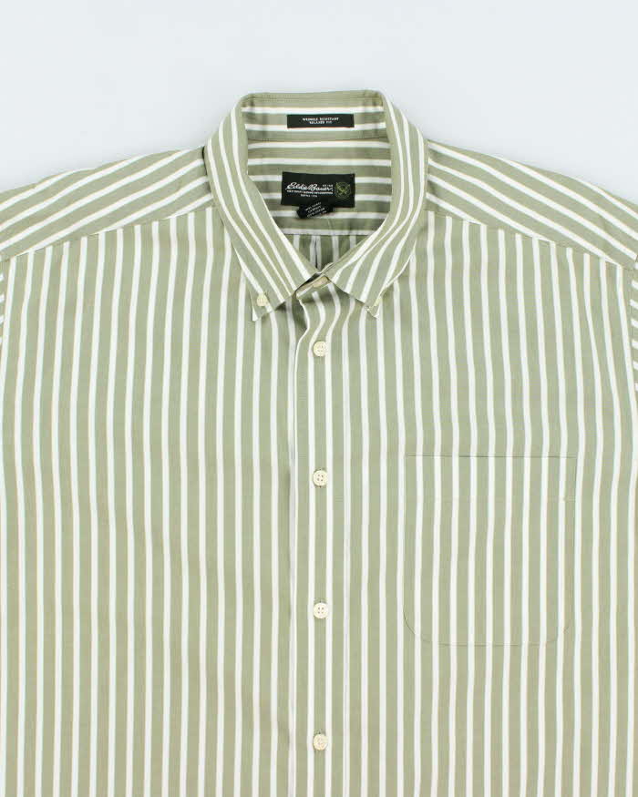 Vintage Eddie Bauer Striped Button Up Shirt - L