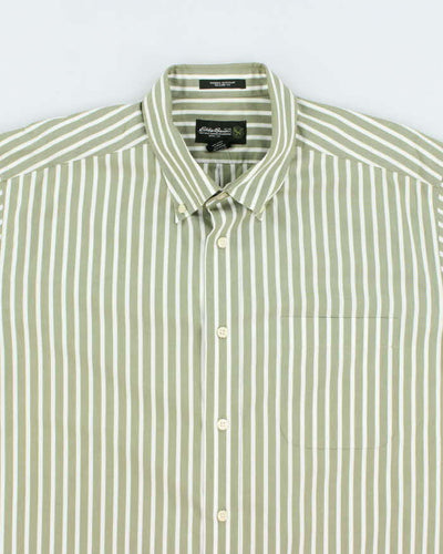 Vintage Eddie Bauer Striped Button Up Shirt - L
