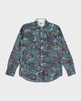 Vintage 2000's Stussy Floral Print Button Up Shirt - M