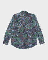 Vintage 2000's Stussy Floral Print Button Up Shirt - M