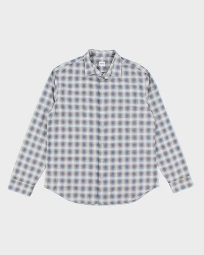 Vintage 2000's Armani Plaid Button Up Shirt - XL