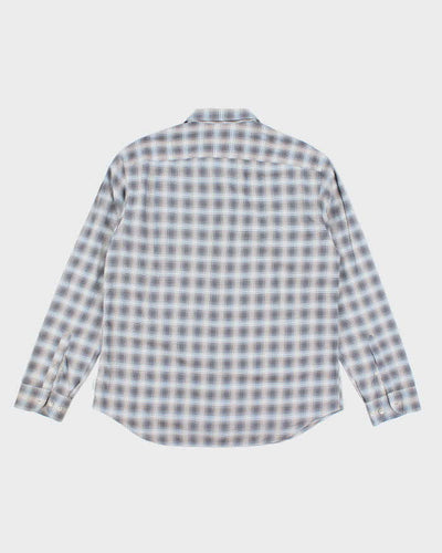 Vintage 2000's Armani Plaid Button Up Shirt - XL