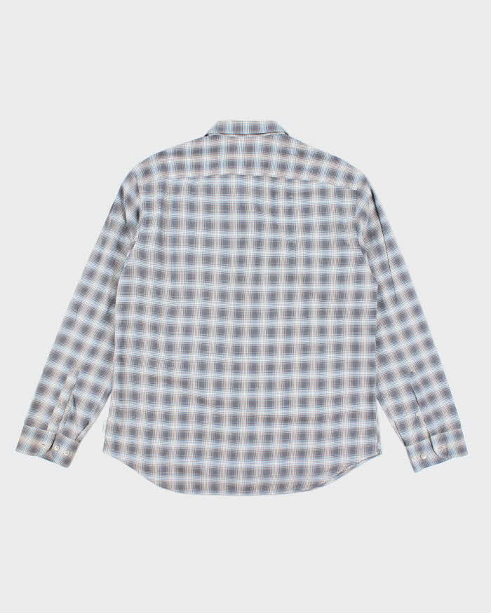 Vintage 2000's Armani Plaid Button Up Shirt - XL