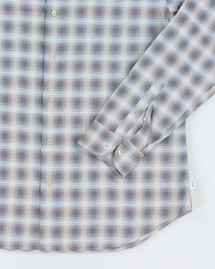 Vintage 2000's Armani Plaid Button Up Shirt - XL