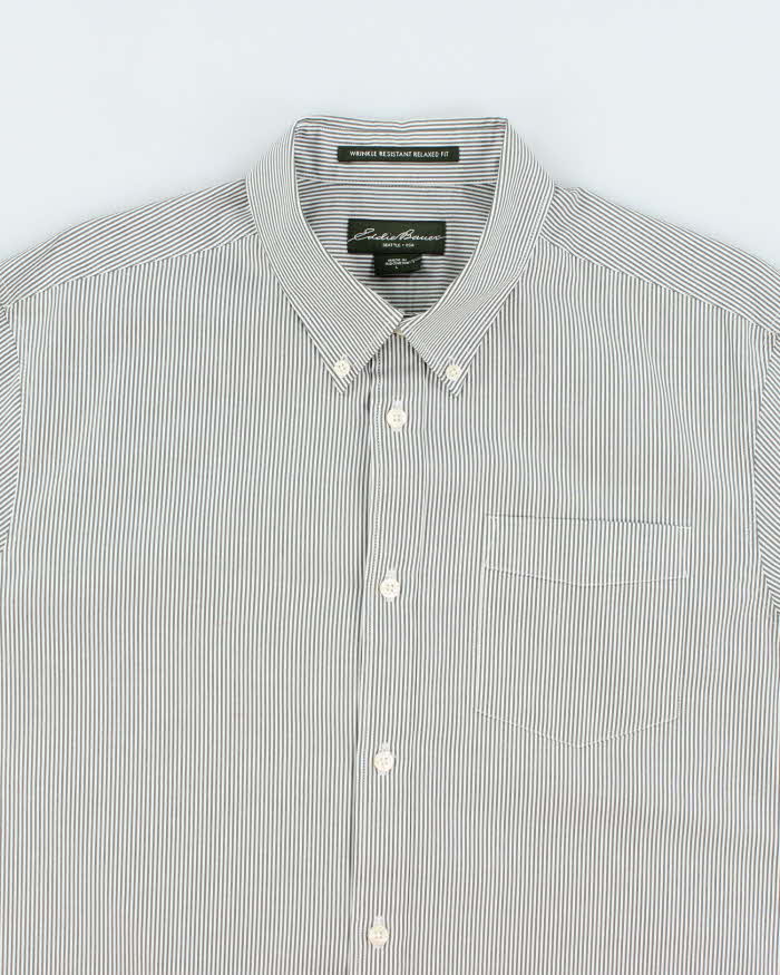 Vintage 2000's Eddie Bauer Striped Button Up Shirt - L