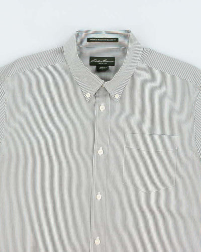 Vintage 2000's Eddie Bauer Striped Button Up Shirt - L